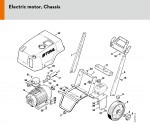 Stihl RE 300 K Cold Water Electric Pressure Washer Spare Parts